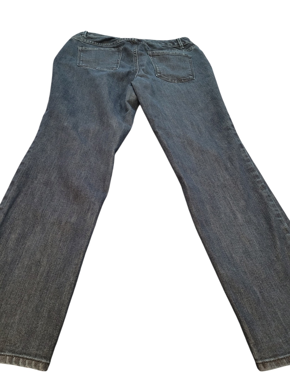 Coldwater Creek Women’s P8 Petite Dark Wash Straight Leg Stretch Jeans - Picture 2 of 11